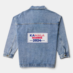 Kamala Harris 2024 für Präsidentschaftskampagne Jeansjacke