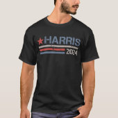 Kamala Harris 2024 für Präsidentschaftskampagne T-Shirt (Vorderseite)