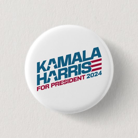 Kamala Harris 2024 für Präsidentschaftswahlkampagn Button (Vorderseite)
