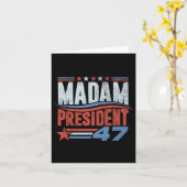 Kamala Harris 2024 für Präsidentschaftswahlkampagn Karte (Gelbe Blume)