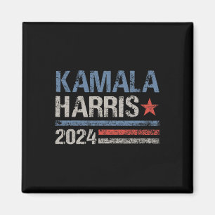 Kamala Harris 2024 für Präsidentschaftswahlkampagn Magnet