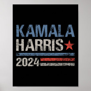 Kamala Harris 2024 für Präsidentschaftswahlkampagn Poster