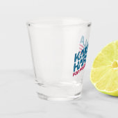 Kamala Harris 2024 für Präsidentschaftswahlkampagn Schnapsglas (Links)