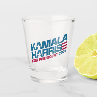 Kamala Harris 2024 für Präsidentschaftswahlkampagn Schnapsglas