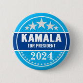 Kamala Harris 2024 für President Button (Vorderseite)