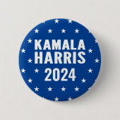 Kamala Harris 2024 für President Button (Vorderseite)