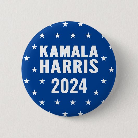 Kamala Harris 2024 für President Button (Vorderseite)