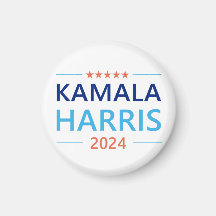 Kamala Harris 2024 für President Button