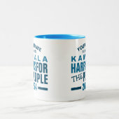 Kamala Harris 2024 für Wahlkampagne Zweifarbige Tasse (Mittel)