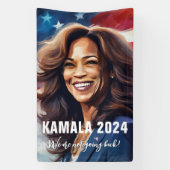 Kamala Harris 2024 geht nicht zurück zur grafische Banner (Vertikal)