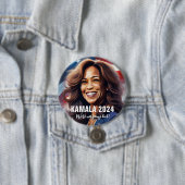 Kamala Harris 2024 geht nicht zurück zur grafische Button (Beispiel)
