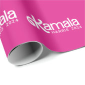 Kamala HARRIS 2024 Geschenkpapier (Rolleneckpunkt)