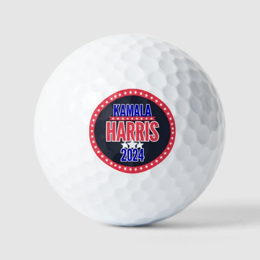 Kamala Harris 2024 Golfball (Vorderseite)