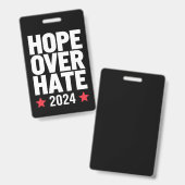 Kamala Harris 2024 Hass-Präsident Ausweis (Vorder- & Rückseite)