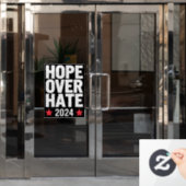 Kamala Harris 2024 Hass-Präsident Fensteraufkleber (Büro Tür)