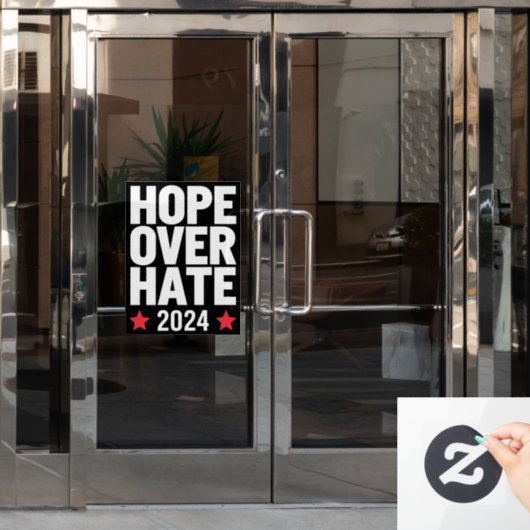 Kamala Harris 2024 Hass-Präsident Fensteraufkleber (Büro Tür)