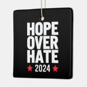 Kamala Harris 2024 Hass-Präsident Keramikornament (Links)