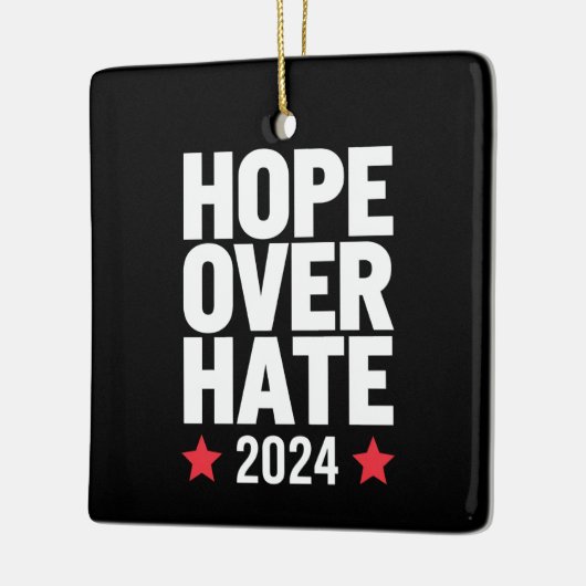 Kamala Harris 2024 Hass-Präsident Keramikornament (Links)