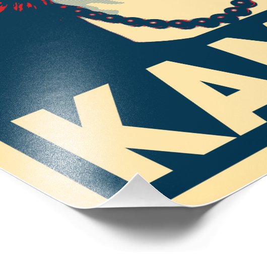 Kamala Harris 2024 Hope poster (Ecke)