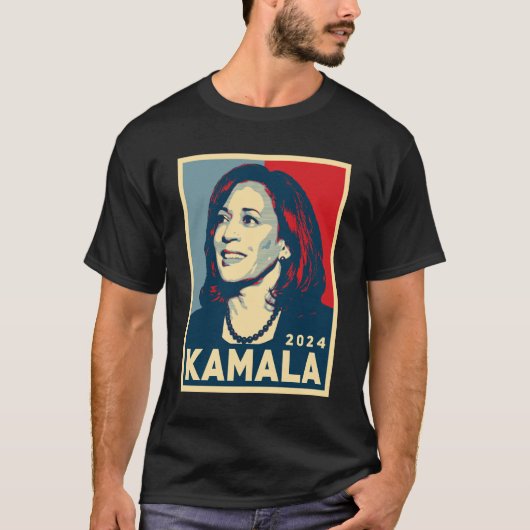 Kamala Harris 2024 Hope poster T-Shirt (Vorderseite)