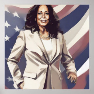 Kamala Harris 2024 Indischer Melanin Sista Poster