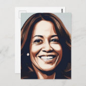 Kamala Harris 2024 Indischer Melanin Sista Postkarte (Vorne/Hinten)