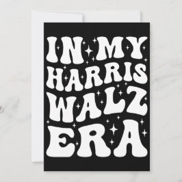 Kamala Harris 2024 ist mein Präsident schwarz und Einladung