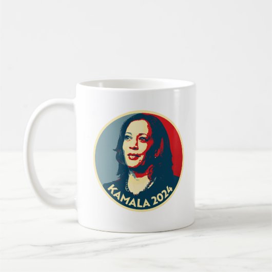 Kamala Harris 2024 Kaffeetasse (Links)