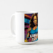KAMALA HARRIS 2024 KAFFEETASSE (Vorderseite Links)