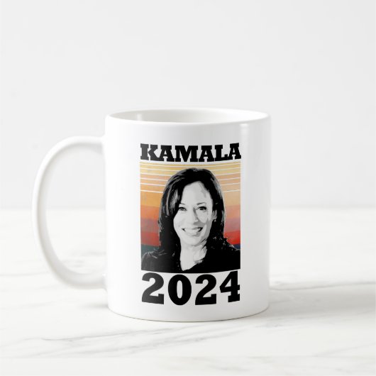 Kamala Harris 2024 Kaffeetasse (Links)