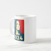 Kamala Harris 2024 Kaffeetasse (Vorderseite Links)
