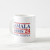 Kamala Harris 2024 Kaffeetasse (Vorderseite Links)
