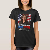 Kamala Harris 2024 Kampagne für Freiheit T-Shirt (Vorderseite)