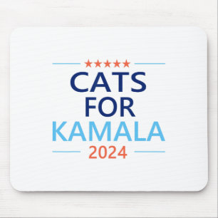 Kamala Harris 2024 Kinderlose Katze Lady Jd Vance Mousepad