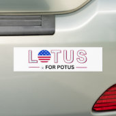 Kamala Harris 2024 Lotus for Potus Autoaufkleber (Auf Auto)