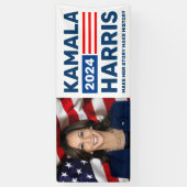 Kamala Harris 2024 macht ihre Geschichte zur Gesch Banner (Vertikal)