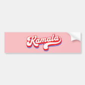 Kamala Harris 2024 Niedlich 2024 Wahl Hot Pink Autoaufkleber (Vorne)