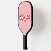 Kamala Harris 2024 Niedlich 2024 Wahl Hot Pink Pickleball Schläger (Links)