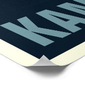 Kamala Harris 2024 Pop Art Poster (Ecke)