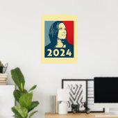 Kamala Harris 2024 Poster (Heimbüro)