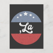 Kamala Harris 2024 Präsident Comma La Funny Postkarte (Vorderseite)