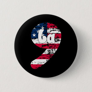 Kamala Harris 2024 Präsident Funny Comma La Kamala Button