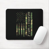 Kamala Harris 2024 Präsident Harris Waltz Usa Camo Mousepad (Mit Mouse)