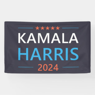 Kamala Harris 2024 Präsidentin Banner
