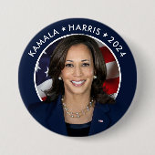 Kamala Harris 2024 Präsidentschaftskampagne Button (Vorderseite)