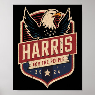 Kamala Harris 2024 Präsidentschaftskampagne Poster