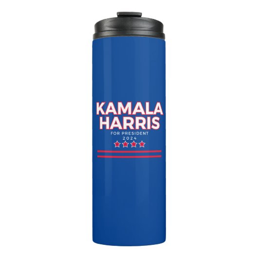 Kamala Harris 2024 Präsidentschaftskampagne Tumble Thermosbecher (Vorderseite)