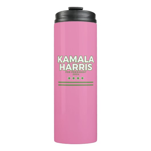 Kamala Harris 2024 Präsidentschaftskampagne Tumble Thermosbecher (Vorderseite)