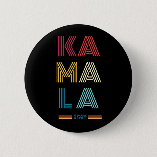 Kamala Harris 2024 Präsidentschaftswahl Button (Vorderseite)