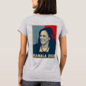 Kamala Harris 2024 Präsidentschaftswahl T-Shirt (Rückseite)
